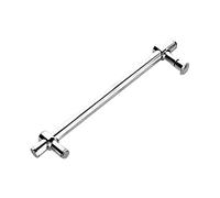 DRYMY Shower Door Handle, Adjustable Hole Distance Grab Bar for Bathroom Glass Door, Single Side Door Handle With Accessories Towel Bar - Stainless Steel (Size : 700mm)