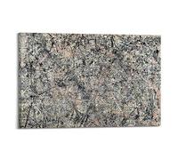 DryNda Jackson Pollock Poster Number 1 (Lavender Mist) Wall Art Picture Painting Canvas Prints Artworks Bedroom Living Room Decor 12x18inch(30x45cm)