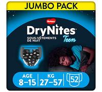 DryNites Boy's Disposable Absorbent Underwear, 8-15 years, 52 units (13 x 4)
