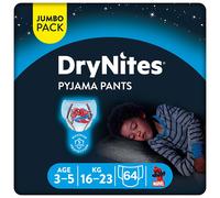 Drynites Diapers Absorbent Underpants Boy 64 Units Blue 4-7 Years