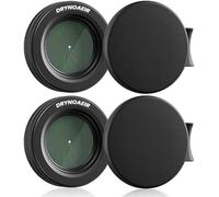 Drynoaeir Adjustable Iris Aperture Diaphragm Kit for PVS-14 Night Vision M30 Adapter Ring Adjustable Aperture 1.5-26mm with UV Filter & Lens Protective Covers (2 Pack)