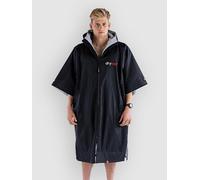 Dryrobe Advance Short Sleeve Surf Poncho black grey M