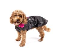 Dryrobe® Dog Coat - Waterproof & Windproof with Fleece Lining - Extra Small - Black Camo/Pink