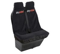 Dryrobe® Double Car Seat Cover - Warm and Water-repellent - Durable - Black | Lambswool Synthetic Lining, Super Tough