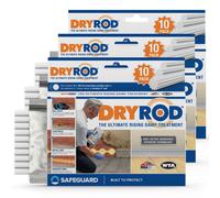 Dryrod Damp Proofing Rods 10 Pack x 3 - BBA-Approved Rising Damp Wall Treatment, Stronger than DPC injection creams