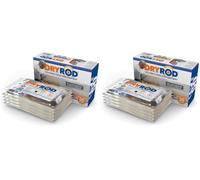 Dryrod Damp Proofing Rods (100 Pack) - BBA-Approved Rising Damp Treatment, Stronger Than DPC Injection Creams. Coverage 6m