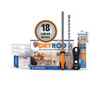 Dryrod Damp Proofing Rods Dpc Kit: Treats 18 Linear Metres (9" Wall) - Bba Approved Rising Damp Treatment