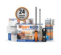 Dryrod Damp Proofing Rods Dpc Kit: Treats 24 Linear Metres (9" Wall) - Bba Approved Rising Damp Treatment
