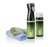 DrySparkle Waterless Caravan Cleaner kit, Eco-Friendly Exterior Cleaner Spray, 100% Biodegradable, Wash, Polish, and Protect - Refiller with Microfiber Cloths - 600ml