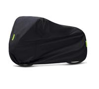 DRYUSFD Motorcycle Covers for Suzuki GSR GSR125 GSR250 GSR400 GSR600 GSR750, Reflective strips Dustproof Outdoor Protection All-weather All Year Round Motorbike Accessories Parts,Black-L