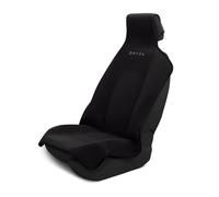 DryvaSeat - Premium Microfiber Towel Car Seat Cover - Waterproof & Sweatproof - Universal Fit, Machine Washable, Non-Slip - Seat Protector for Car, Truck, SUV, Van (Shadow Black, 1 Pack)