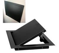 Drywall Access Panel, 15/20/25/30/35/40/45/50cm Small Metal Inspection Cover, Hidden Electrical Hatch for Ceiling & Wall, White/Black