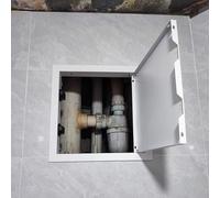 Drywall Access Panel, 15/20/25/30/35/40/45/50cm Small Metal Inspection Cover, Hidden Electrical Hatch for Ceiling & Wall, White/Black