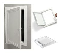 Drywall Access Panel Door - 16x16in (400x400mm) Metal Service Shaft for Plumbing & Electl Inspects, White Hatch, and Easy Access Solut