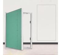 Drywall Access Panel, Paintable Spring Loaded Electrical Hatch with Aluminum Frame, for Home/Hotel/Office/Restaurant
