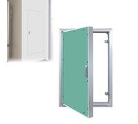 Drywall Access Panel with Aluminum Alloy Frame, Plumbing Attic Access Door, Hidden Panels Security Door, Maintenance Attic Hatch, Strong Magnetic Opening and Closing(40 * 80cm/15.7 * 31.5in)