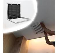 Drywall Access Panel with Dustproof Design, Louvered Door for Vent and Plumbing, Ideal for Kitchen and Bathroom Duct Systems