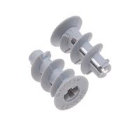 Drywall Anchors, Plasterboard Dowels 50 Pack 15mm x 23mm Nylon Plugs, Drywall Fasteners, Plaster Wall Plugs, Cavity Dowels, Plastc Fixings - Screw in Anchors for Shelfs, Coat Hangers, Furniture