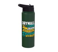 Drywall Artists Shaping Architectural Dreams - Drywall Stainless Steel Insulated Water Bottle