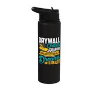 Drywall Artists Shaping Architectural Dreams - Drywall Stainless Steel Insulated Water Bottle