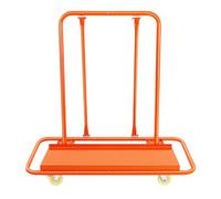 Drywall Cart Sheet Carts Heavy Duty Plasterboard Trolley Service Dolly Plate Dollies Panel Truck W/ 4 Silent Swivel Wheels for factories express stores factory warehouses etc carry various panels
