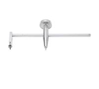 DryWall Circle Hole Cutter, Steel Shaft Plasterboard Saw, Silver Adjustable Pivot Point Drywalls Tools