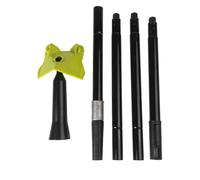 Drywall Corner Finishing Tool - Adjustable 360° Rotation Roller for Putty Application, Lightweight PP and Carbon Steel Design, for Ideal for Interior and Exterior Wall Corners (B)