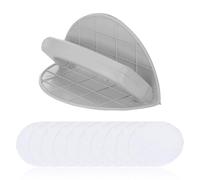 Drywall Corner Sander,Semi-Circular Angle Sanding Sandpaper Tool with 10Pcs 320 Mesh Sandpaper,Professional Handheld DIY Polishing Grinding Sturdy Sander,Micro Detail Sander for Wall Clean,Woodworking