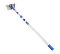 Drywall Corner Tool Set, Wall Putty Scraper Corner Paint Roller with 2 Meter Aluminum Alloy Telescopic Pole, Wall Corner Drywall Scraper Stainless Steel Bearing Plaster Finishing