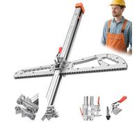 Drywall Cutter Tool, Foldable Adjustable Gypsum Board Cutting Tool, Double-Sided Blade for Safety and Precision