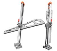 Drywall Cutting Tool Foldable,Gypsum Board Cutting,Freely Adjustable, Aluminum Alloy Multifunction Safe Efficient Cutout Tool