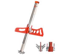 Drywall Cutting Tool,Hand Push Gypsum Drywall Cutter,1.5 to 61cm Blade Adjustable Gypsum Board Cutter, Dual-Scale Laser Ruler