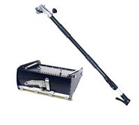 Drywall Finishing Box Tool, Professional Wall Plastering Scraper with Extension Handle for Smooth Wall Painting, Suitable for 8, 10, and 12 Inch Projects