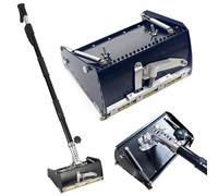 Drywall Finishing Box with Extendable Handle, Aluminum Mud Box Compound Taping Tool for Professional Plasterboard Wallboard Sheetrock