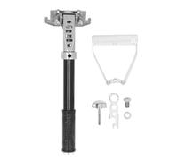 Drywall Flat Box Handle, Flat Box Extension Handle Drywall Finishing Tools Drywall Tools Finishing Adjustable Angle Aluminum Alloy Drywall Finisher Handle Kit for Wall Painting
