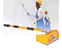 Drywall Flat Box with Extendable Handle, 10-Inch Drywall Mud Compound Knife Tools, Skimming Blade for Efficient Drywall Finishing