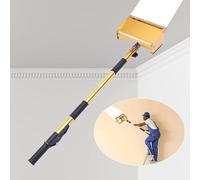 Drywall Flat Finishing Box Set with Handle, Aluminum Alloy Drywall Taping Tools for Mud Compound and Scraping