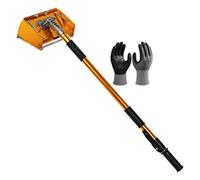 Drywall Flat Finishing Box Tool,Mud Drywall Skimming Blade,Adjustable Retractable Rod,Dual Spring Design,for Decorators