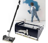 Drywall Flat Finishing Tool, Professional Putty Scraping Box with Extension Handle for Smooth Wallboard Application, Ideal for Professionals and DIY Enthusiasts