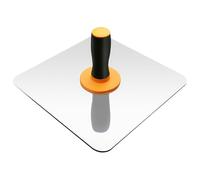 Drywall Hawk - 12 inch Aluminum Plaster Hawk Mortar Board Holder With Ergonomics Handle Smooth Edges Round Corners Design, Professional Stucco Plaster Tool