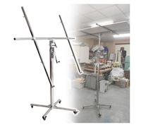 Drywall Hoist, Heavy Duty Panel Lift Jack for Construction & Maintenance, Plaster Board Crane with 50 Kg Lifting Capacity and Max Height of 3.2 m