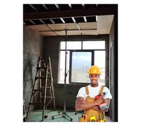 Drywall Hoist Jack Lifter, Heavy Duty Sheetrock Lifter for One-Person Installation on Ceilings and Walls, 50 Kg Capacity