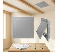 Drywall Inspection Hatch Door, Metal Access Panel, Wall Ceiling Panel, 15x15 30x30 40x60cm Flush Fit Access Door for Bath & Fuse Box Cover Cabinet, Conceals Wires, Meters, Pipes(Gray,300x500 mm)