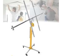 Drywall Lift Panel Hoist Jack, 4m(13ft) Max Height Plaster Board Lifter, Labor-Saving Construction Tool for Ceiling Installation