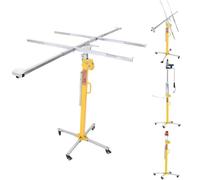 Drywall Lift Panel Manual Electric Dual Purpose 4M Max Height Three in One Stable Lifting Tool for Ceiling and Walls, Sheetrock Lifter for Easy Installation