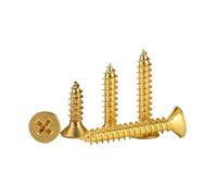 Drywall Plasterboard Screws, Brass Wood Screws M2 M3 .5 M4 M5 Phillips Flat Head Countersunk Self Tapping 885 Pcs(M5x25 X 5Pcs)