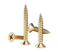 Drywall Plasterboard Screws, Galvanized Phillips Flat Head Self-Tapping Screws M3-M6 For Wood Chipboard Drywall(M4x45(20pcs))