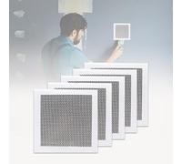 Drywall Repair Kit - Aluminum Wall Patch Heavy-Duty Metal Drywall Repair Patch for Wall Hole Fixing, Self Adhesive, 10 x 10 inch, 5 Pcs