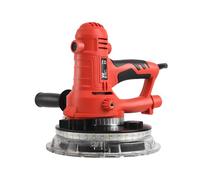 Drywall Sander with Automatic Vacuum Dust Collection, 180mm Grinding Disc, LED Light, Includes Sandpapers for Walls, Ceiling, Plaster and Cement Surfaces