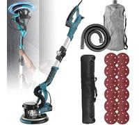 Drywall Sander with Backpack and Vacuum Auto Dust Collection, 1390W Electric Power, 360° Grinding with No Dead Angle